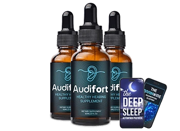 Audifort 3-bottle kit, 90-day supply, most popular option