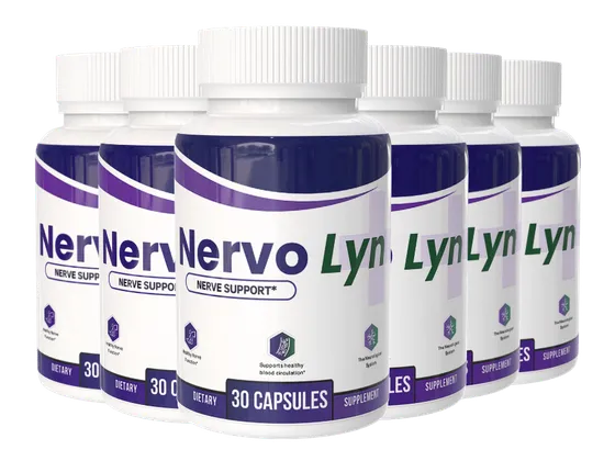 NervoLyn 6-bottle kit, 180-day supply, lowest price per bottle with free US shipping